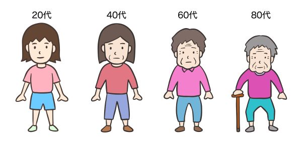老ける人老けない人１