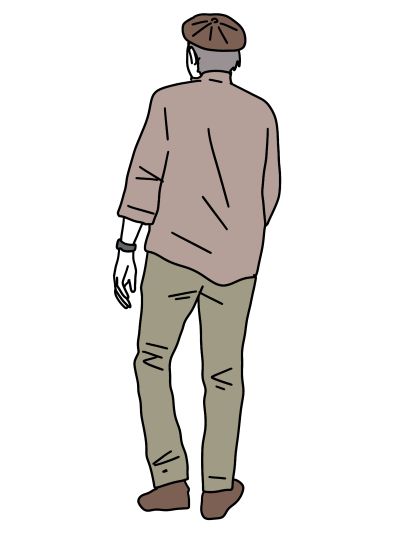 ガニ股腰痛1