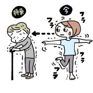 体のバランス１