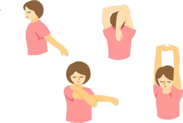 肩こりストレッチ１