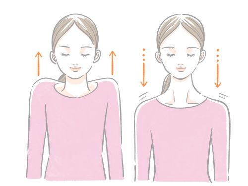 肩こりストレッチ２