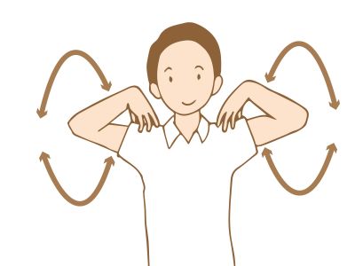 肩こりストレッチ３