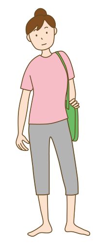 肩の高さの違い１