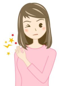 肩甲骨つまり１