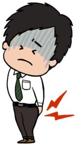 お尻しびれ1