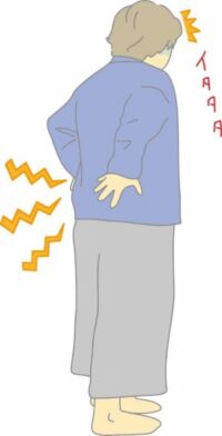 薬で痛みが取れずに悩んでいる高齢女性