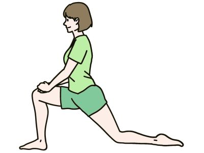腰痛ストレッチ2